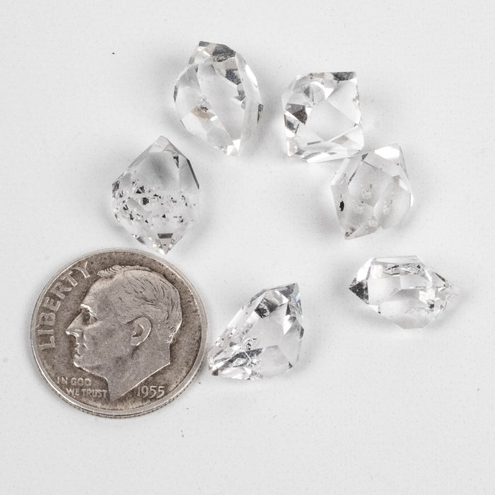 Herkimer Diamond Quartz Crystal 4.60 g 11-12mm A+ Lot