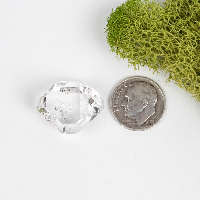 Herkimer Diamond Quartz Crystal 4.42 g 21x16mm A+ Enhydro