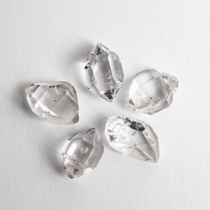 Herkimer Diamond Quartz Crystals Lot 10.28 g 16-18mm A/A+ - InnerVision Crystals