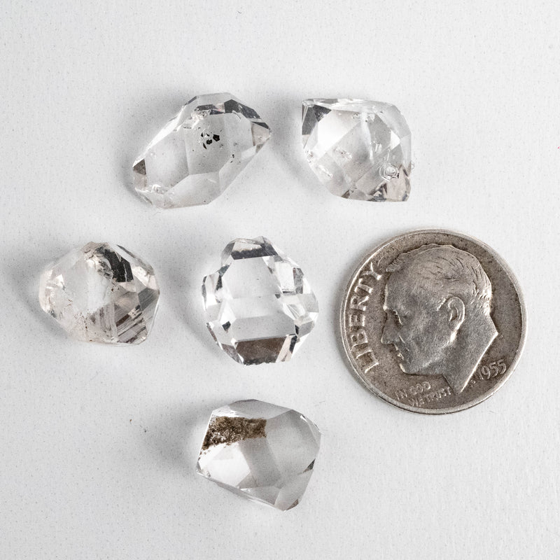 Herkimer Diamond Quartz Crystals Lot 5.36 g 12-14mm A+ - InnerVision Crystals