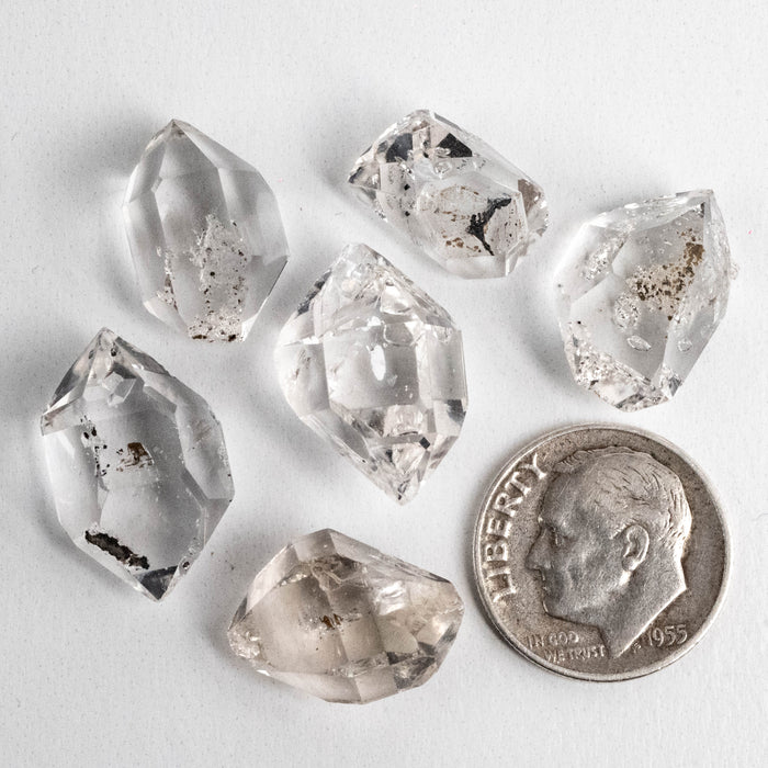 Herkimer Diamond Quartz Crystals Lot 11.36 g 16-18mm A/A+