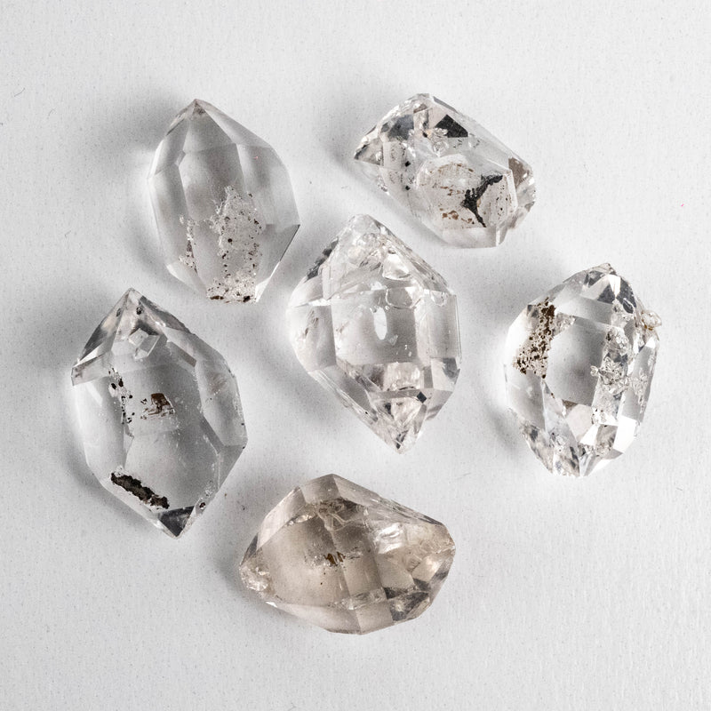 Herkimer Diamond Quartz Crystals Lot 11.36 g 16-18mm A/A+ - InnerVision Crystals