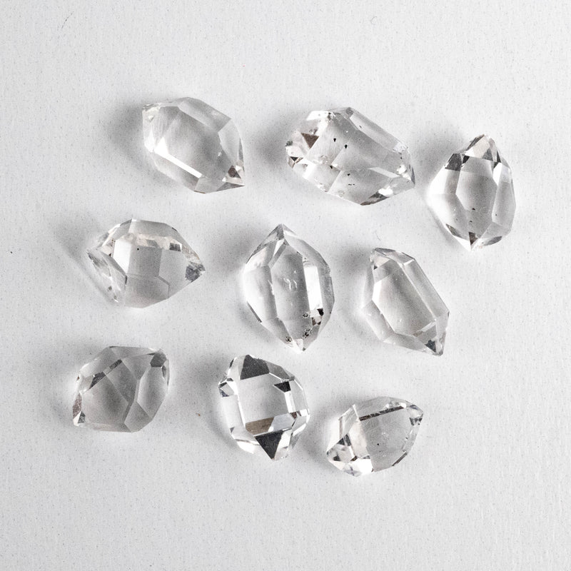 Herkimer Diamond Quartz Crystals Lot 4.29 g 8-11mm A+/AA - InnerVision Crystals