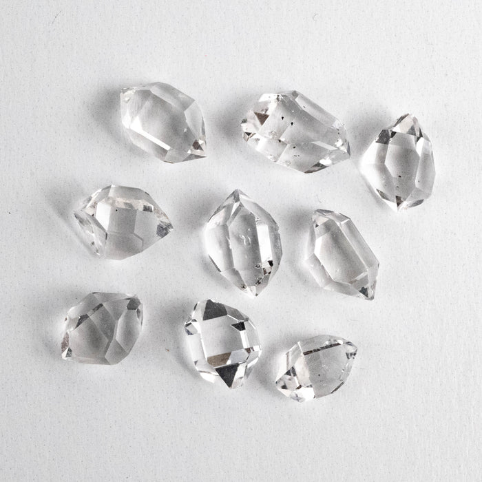 Herkimer Diamond Quartz Crystals Lot 4.29 g 8-11mm A+/AA