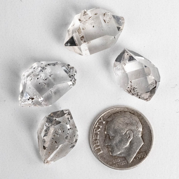 Herkimer Diamond Quartz Crystals Lot 8.68 g 16-18mm A/A+