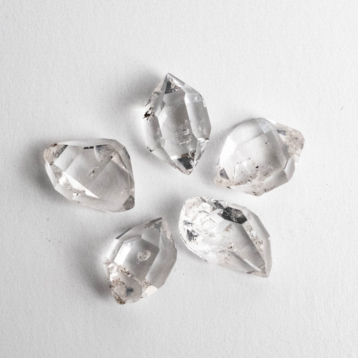 Herkimer Diamond Quartz Crystals Lot 10.28 g 16-18mm A/A+