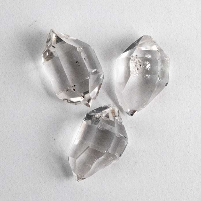 Herkimer Diamond Quartz Crystals Lot 6.60 g 17-18mm A+