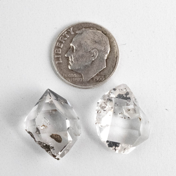 Herkimer Diamond Quartz Crystals Lot 5.48 g 17-18mm B+/A