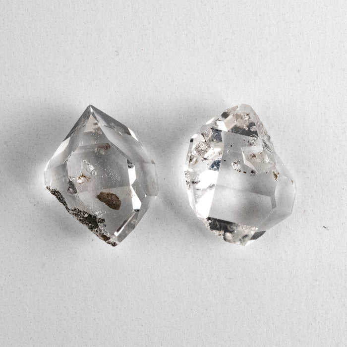 Herkimer Diamond Quartz Crystals Lot 5.48 g 17-18mm B+/A