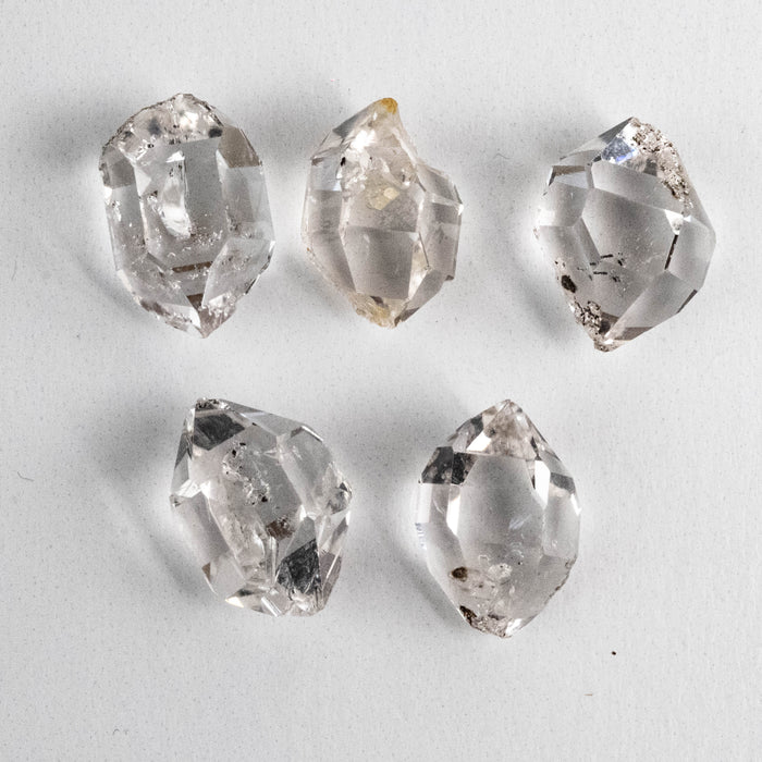 Herkimer Diamond Quartz Crystals Lot 7.41 g 14-15mm A/A+