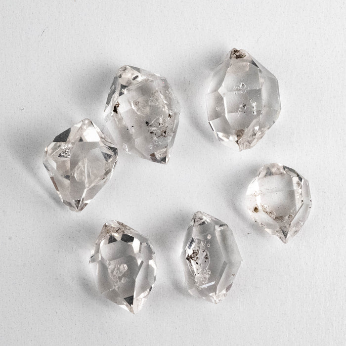 Herkimer Diamond Quartz Crystals Lot 7.02 g 11-15mm A/A+