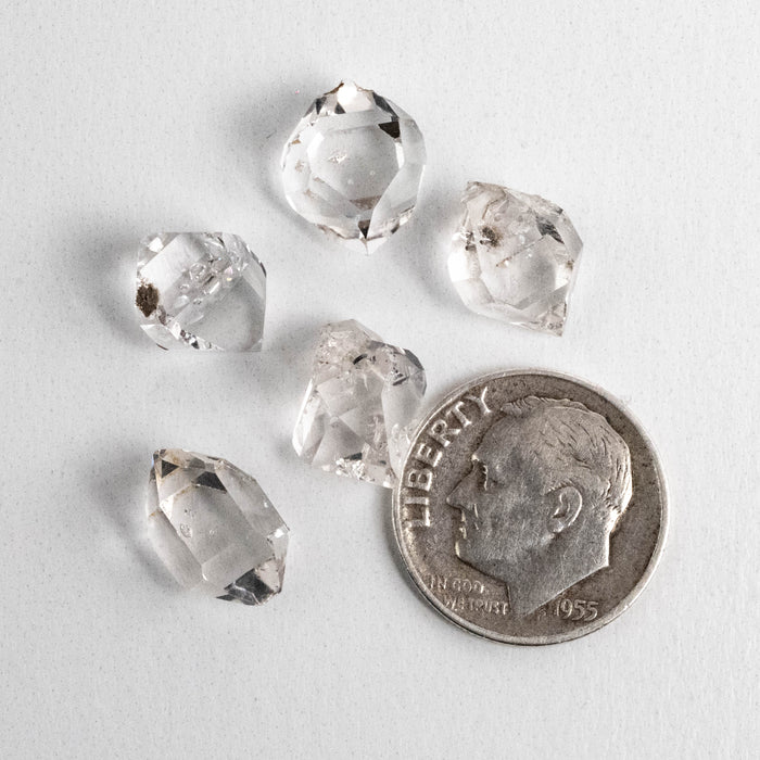 Herkimer Diamond Quartz Crystals Lot 3.56 g 11mm A/A+
