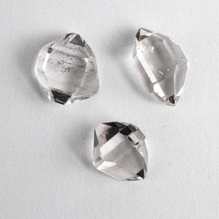 Herkimer Diamond Quartz Crystals Lot 4.90 g 14-17mm A+