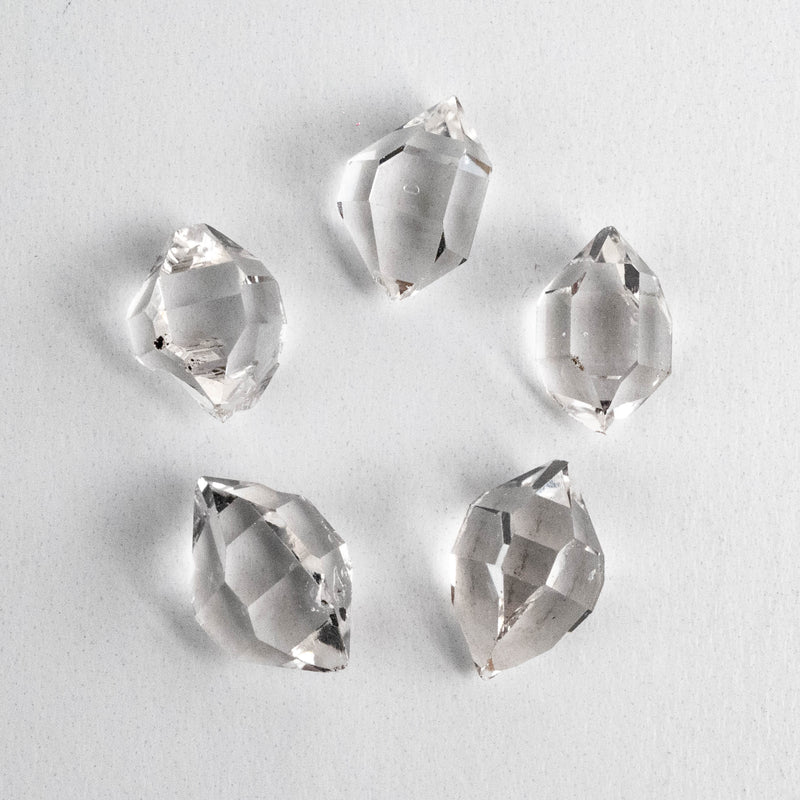 Herkimer Diamond Quartz Crystals Lot 4.69 g 11-14mm A+ - InnerVision Crystals