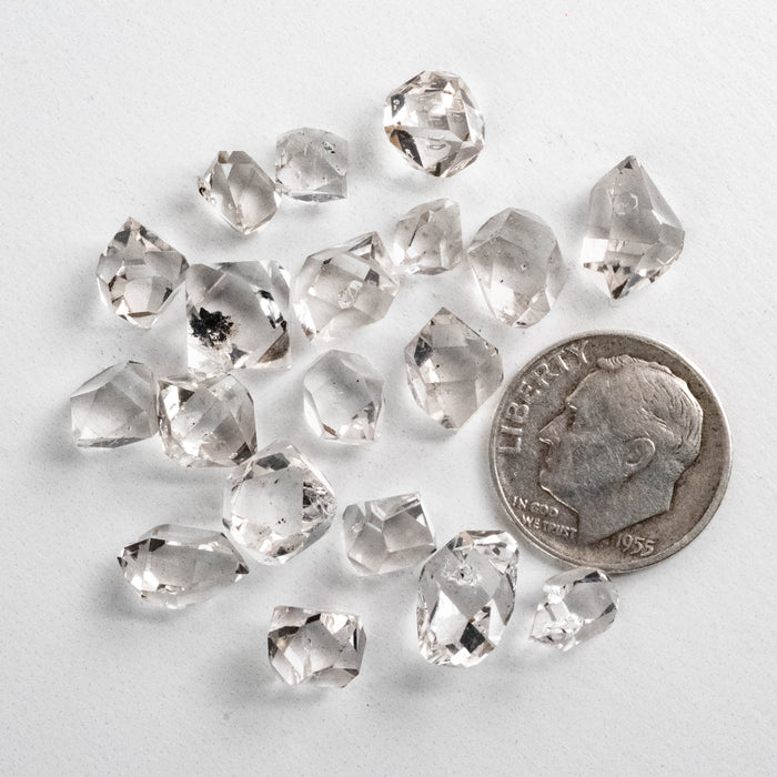 Herkimer Diamond Quartz Crystals Lot 7.55 g 7-12mm A+/AA