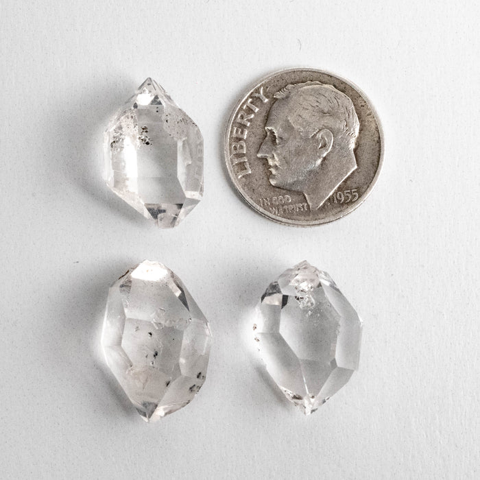 Herkimer Diamond Quartz Crystals Lot 5.69 g 16-17mm A/A+