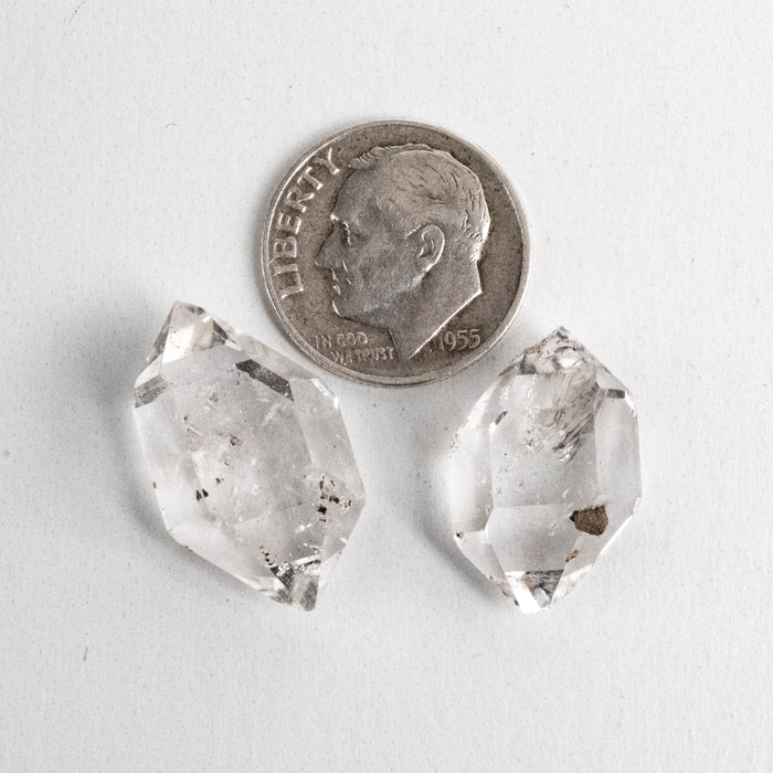 Herkimer Diamond Quartz Crystals Lot 5.48 g 18-21mm A