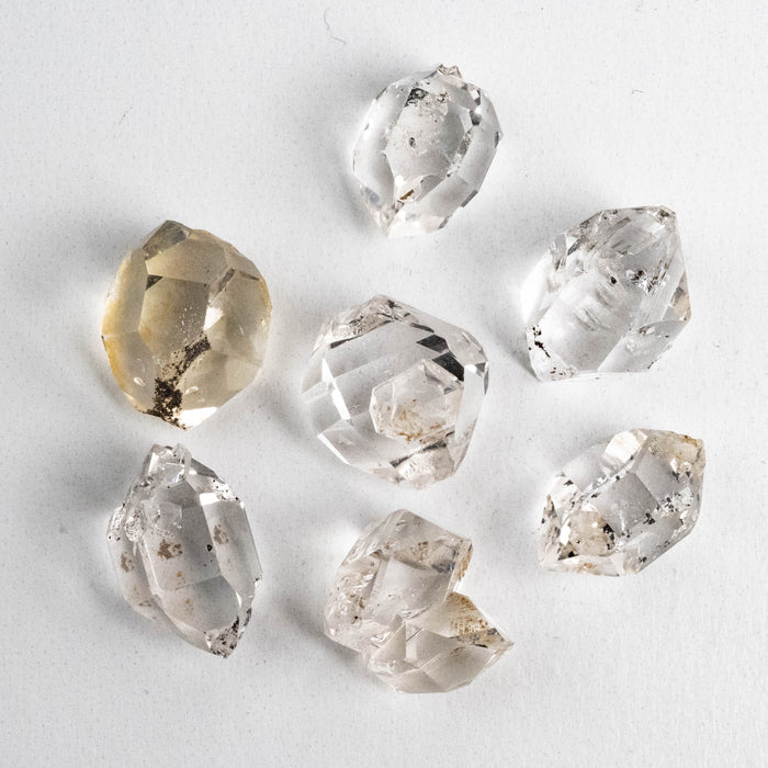 Herkimer Diamond Quartz Crystals Lot 10.87 g 14-16mm A