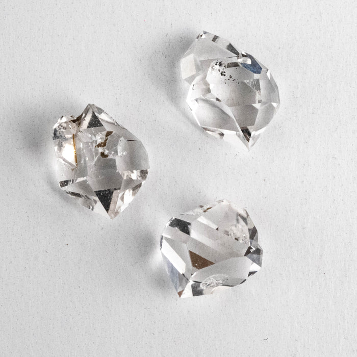 Herkimer Diamond Quartz Crystals Lot 4.02 g 12-15mm A+/AA