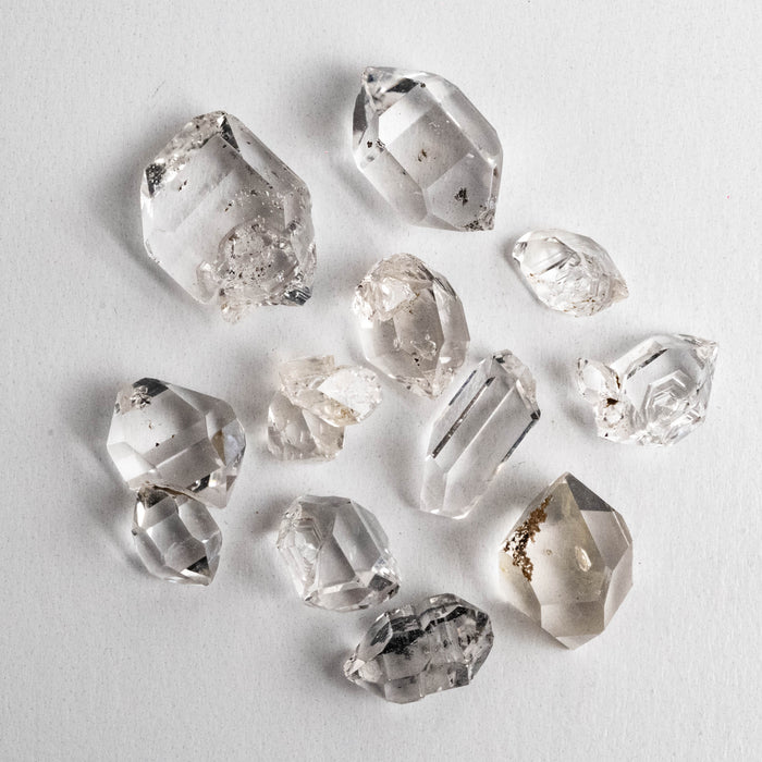 Herkimer Diamond Quartz Crystals Lot 11.31 g 8-18mm A/A+