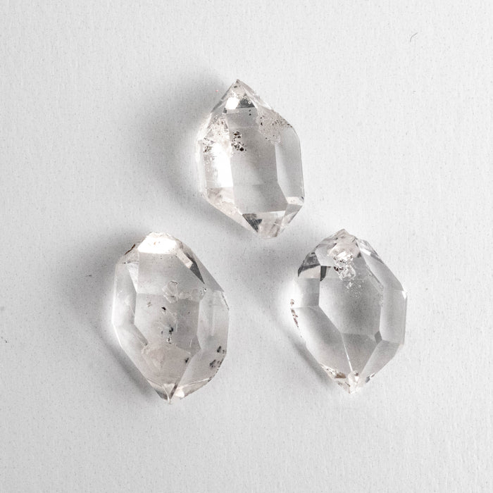 Herkimer Diamond Quartz Crystals Lot 5.69 g 16-17mm A/A+
