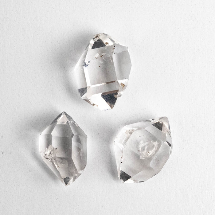 Herkimer Diamond Quartz Crystals Lot 7.57 g 17-18mm A/A+