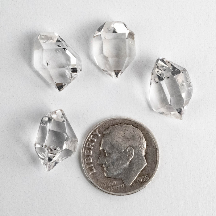 Herkimer Diamond Quartz Crystals Lot 4.69 g 13-14mm A+