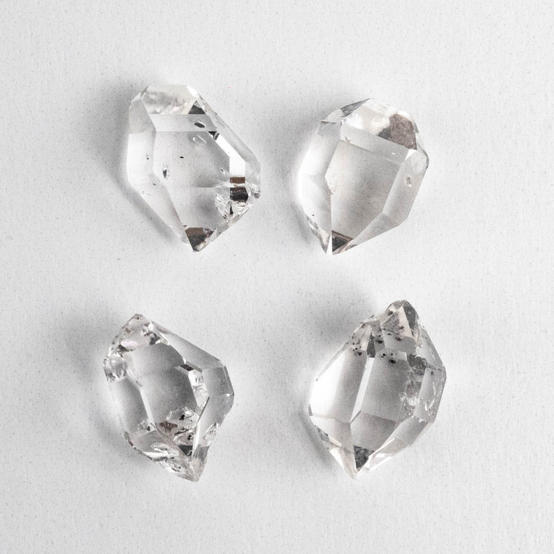 Herkimer Diamond Quartz Crystals Lot 4.69 g 13-14mm A+ - InnerVision Crystals