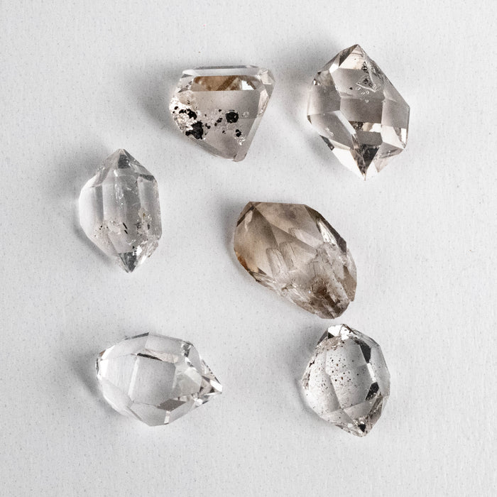 Herkimer Diamond Quartz Crystals Lot 4.09 g 10-12mm A/A+