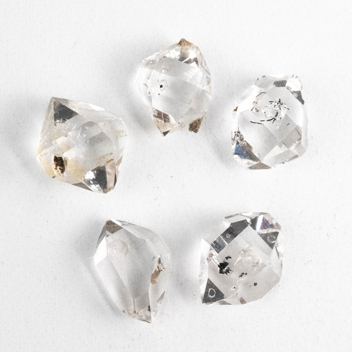 Herkimer Diamond Quartz Crystals Lot 6.08 g 12-14mm A/A+