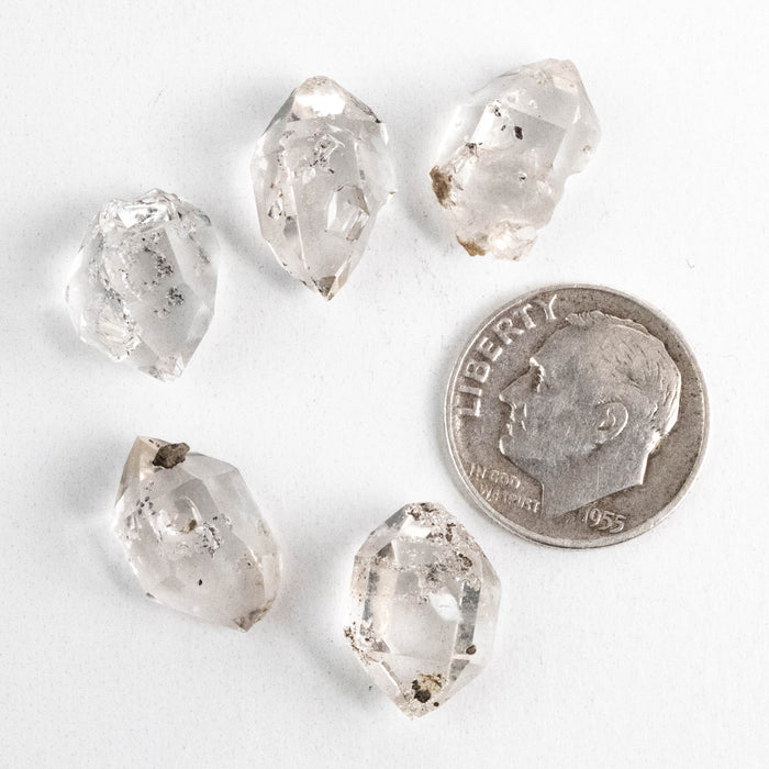 Herkimer Diamond Quartz Crystals Lot 6.24 g 14mm A