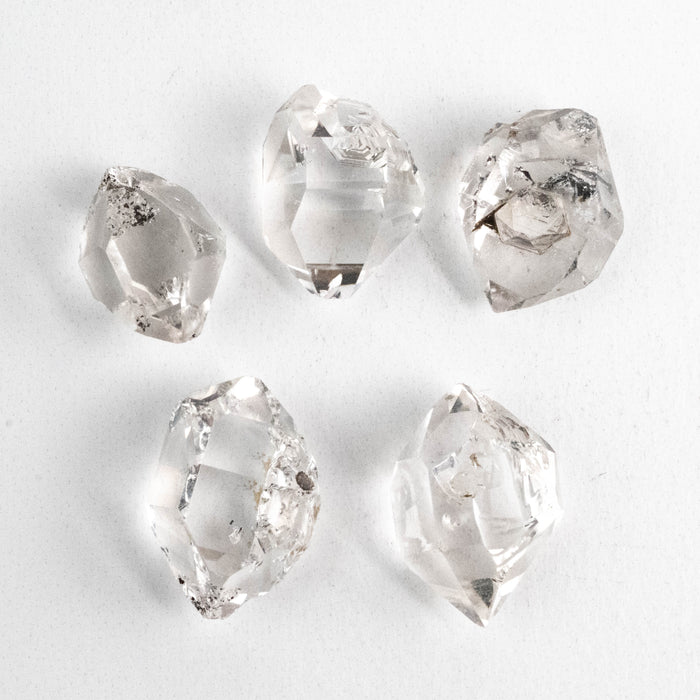Herkimer Diamond Quartz Crystals Lot 8.54 g 14-17mm A