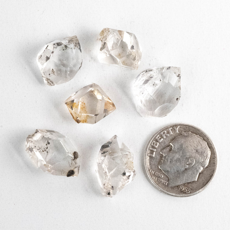 Herkimer Diamond Quartz Crystals Lot 3.24 g 12-15mm A - InnerVision Crystals