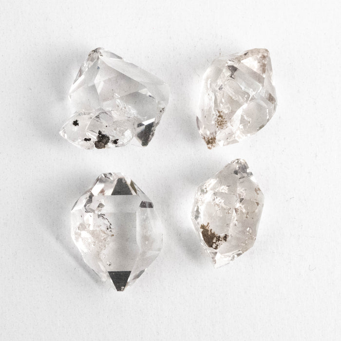 Herkimer Diamond Quartz Crystals Lot 6.43 g 14-15mm A/A+