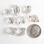 Herkimer Diamond Quartz Crystals Lot 8.58 g 11-14mm A/A+ - InnerVision Crystals