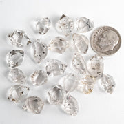 Herkimer Diamond Quartz Crystals Lot 20.45 g 14-15mm B+/A/A+ - InnerVision Crystals
