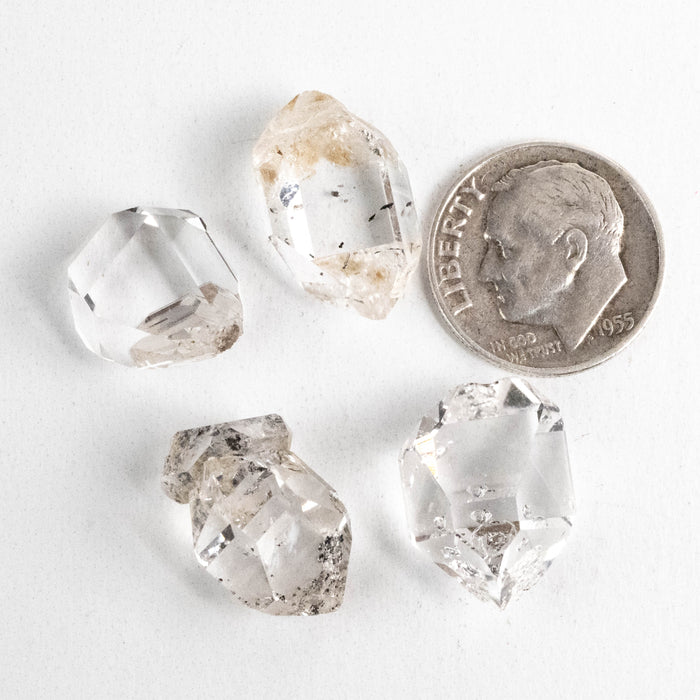 Herkimer Diamond Quartz Crystals Lot 7.53 g 16-19mm B+/A