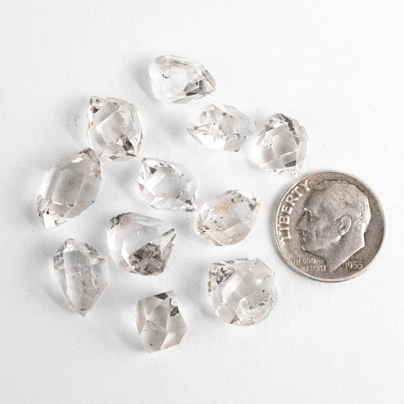 Herkimer Diamond Quartz Crystals Lot 8.75 g 14-16mm A/A+ - InnerVision Crystals