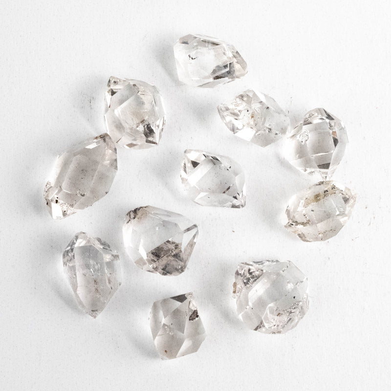 Herkimer Diamond Quartz Crystals Lot 8.75 g 14-16mm A/A+ - InnerVision Crystals