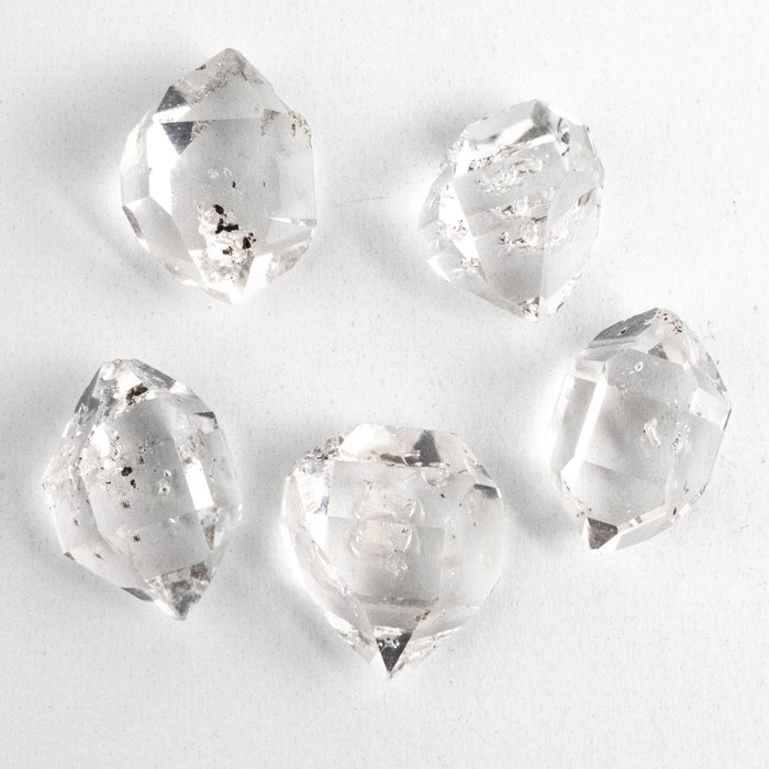 Herkimer Diamond Quartz Crystals Lot 10.39 g 18-19mm A+