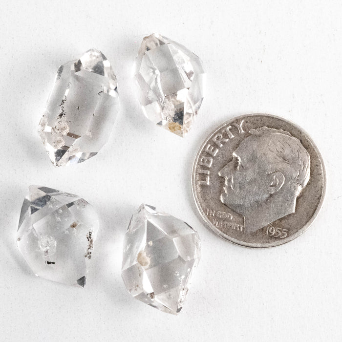 Herkimer Diamond Quartz Crystals Lot 5.65 g 17-18mm A/A+