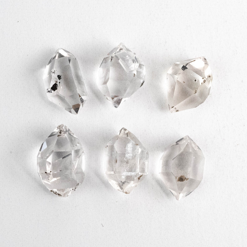 Herkimer Diamond Quartz Crystals Lot 8.26 g 16-18mm A+ - InnerVision Crystals