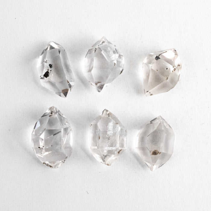 Herkimer Diamond Quartz Crystals Lot 8.26 g 16-18mm A+