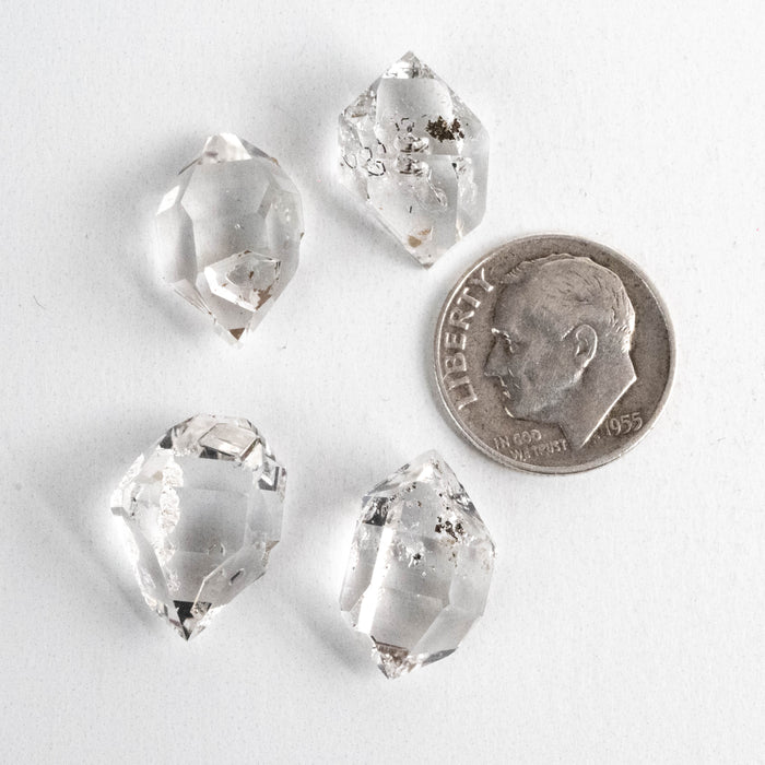 Herkimer Diamond Quartz Crystals Lot 6.77 g 18-19mm A/A+