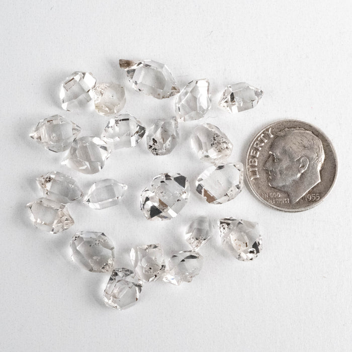 Herkimer Diamond Quartz Crystals Lot 7.72 g 10-15mm A/A+