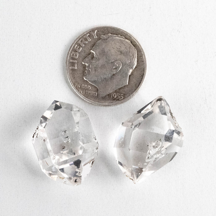 Herkimer Diamond Quartz Crystals Lot 6.18 g 21mm A