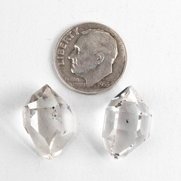 Herkimer Diamond Quartz Crystals Lot 4.36 g 20mm A+