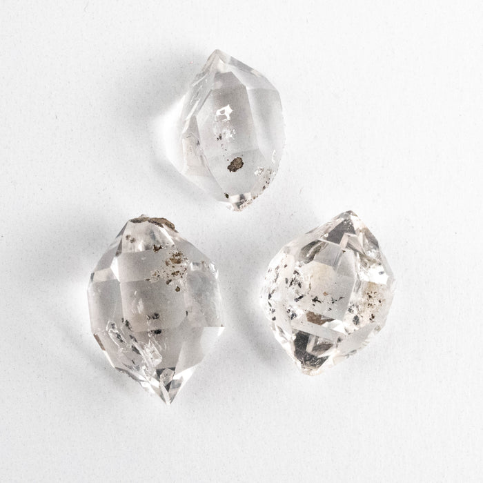 Herkimer Diamond Quartz Crystals Lot 7.36 g 16-18mm A/A+