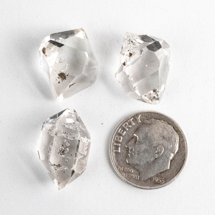 Herkimer Diamond Quartz Crystals Lot 6.91 g 17mm A/A+