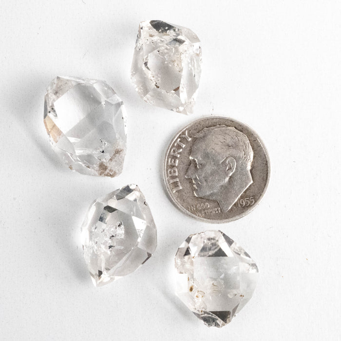 Herkimer Diamond Quartz Crystals Lot 9.57 g 15-18mm A/A+